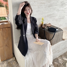 【现货】新款图两件套8655西装P145-K218半身裙P95-K158，女装套装/套裙，2C301