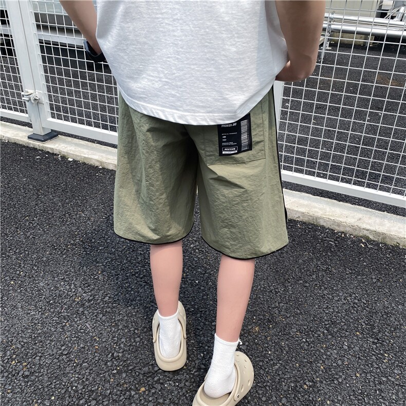 2024夏季新款潮流按扣设计宽松休闲五分裤B315-K24148-特p30控58,男装牛仔裤,电商B315