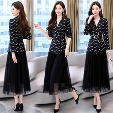 春秋职业西装套装女高端2024新款时尚气质女神范干练阔腿裤两件套，女装套装/套裙，丽美静依