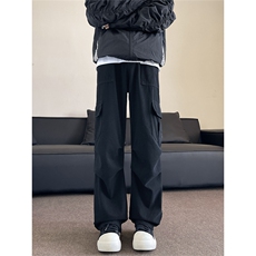 2024秋装新款复古工装裤直筒裤机能风休闲裤青年男现货K8138-P38，男装休闲裤，星座512-3