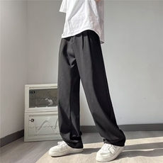 气质长裤夏季纯色潮流直筒型青春流行新款休闲裤XK548-P38，男装休闲裤，星座1109-3