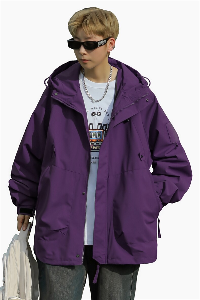 无影墙连帽冲锋衣情侣外套防风防水登山服夹克男JH-J90-P45,男装夹克,星座717