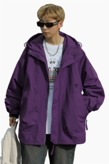 无影墙连帽冲锋衣情侣外套防风防水登山服夹克男JH-J90-P45，男装夹克，星座717