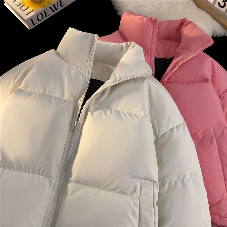 毛毯平铺 可二开立领短款面包服时尚保暖棉服A247-MY500特批65图片