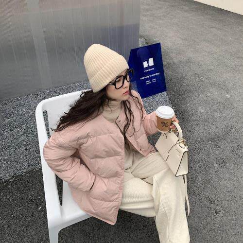 【现货】韩系皮毛一体羽绒服，女装羽绒服，She