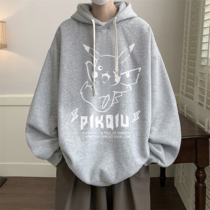 连帽卫衣男大码运动服帽衫外套WY2078-P35 加绒款-P40图片