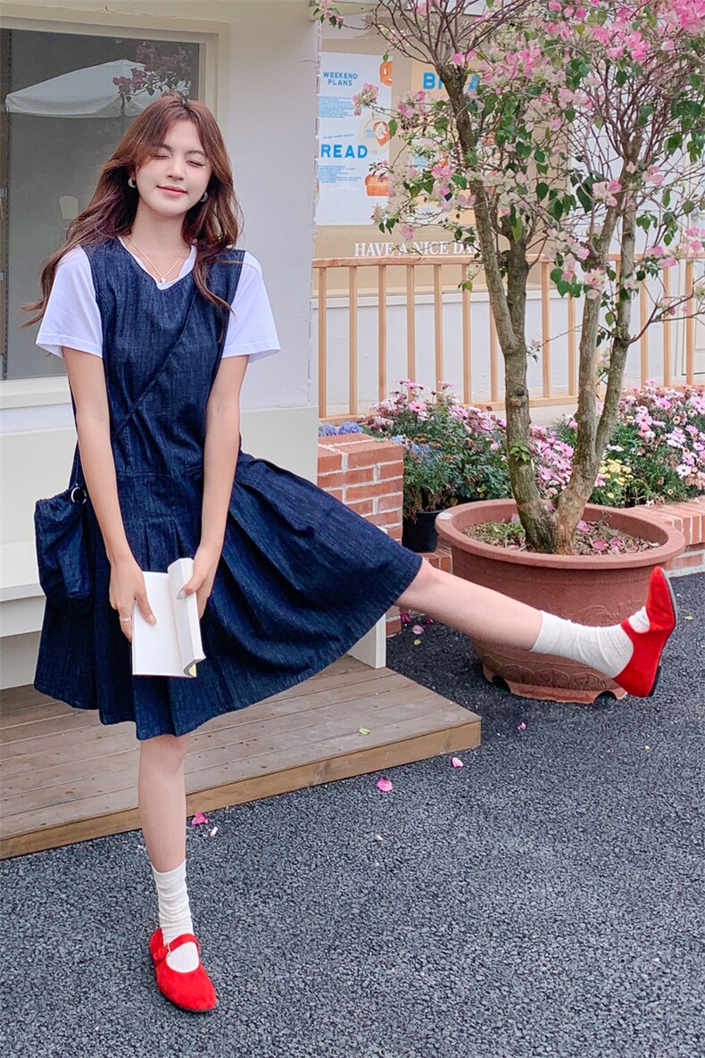 2025夏装新款休闲牛仔连衣裙1C071-2517-P145-K208,女装连衣裙,1C071-1