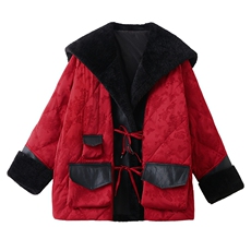 现货，现货，2025冬装新款皮毛一体拼接时尚潮流保暖羽绒服，女装羽绒服，伊仟回