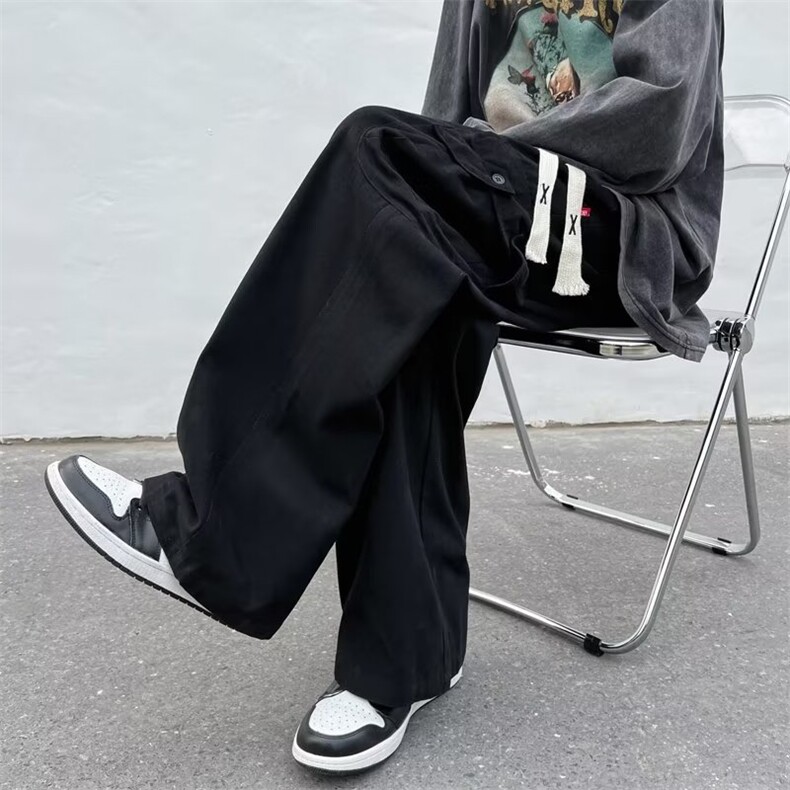 男春季新款港风休闲裤纯棉工装裤KD71P40,男装休闲裤,星座1116-2