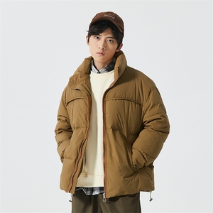 新标90白鸭绒简约休闲立领外套纯色加厚羽绒服ESY0212-P210图片
