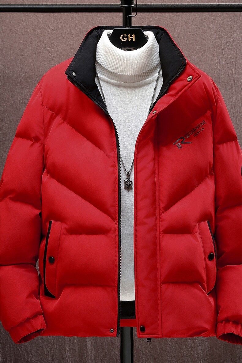 冬季加厚棉衣男休闲时尚青年立领棉衣百搭棉服外套M1801-P78,男装棉衣,星座310B-3