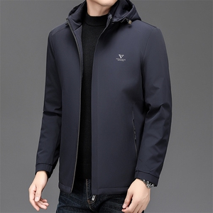 NN6312钱塘2020-3时尚休闲简约冬季厚款中年男士羽绒服P185图片