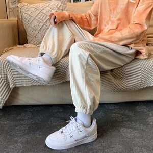 百搭舒适松紧灯芯绒聚酯纤维1002-特批35，男装休闲裤，星座718-1