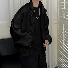 秋季新款现货短款夹克外套男宽松休闲立领上衣A351-AJ2598-P125，男装夹克，电商A351