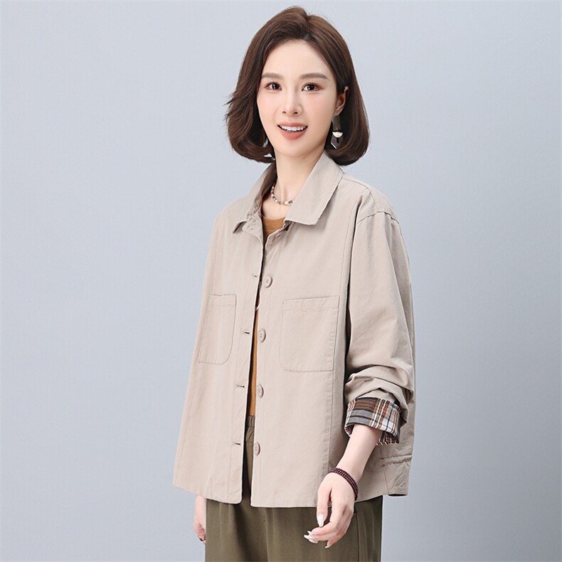 2025年春季休闲外套,女装短外套,悦见她