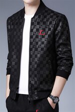 秋冬季外套2023新款潮流休闲厚款夹克秋装中年外套ZL10918-P150，男装夹克，电商B212（原钱塘6029）