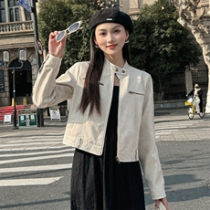 【春装现货】美拉德风格皮衣P149-控制2192024年春季时尚潮流，女装皮衣，美拉德工厂直营店