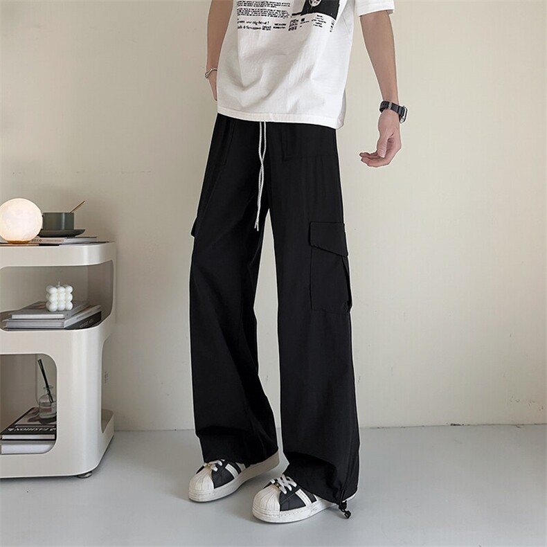工装裤男美式街头复古宽松高街长裤9023-P55,男装工装外套,电商B380（原B361）