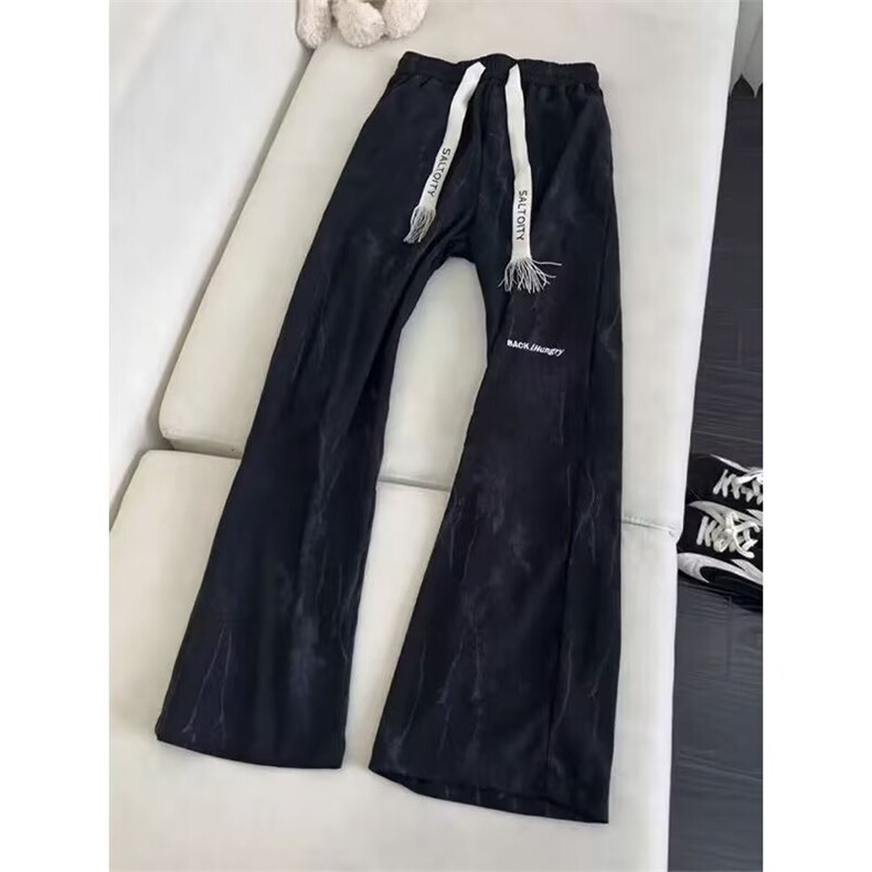 美式扎染休闲裤男新款潮牌宽松直筒高街痞帅风长裤513ACK2360P30,男装休闲裤,星座513A