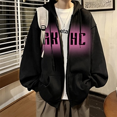 抖音供货、复合重磅360克现货开衫卫衣宽松D223A-KS2313-特P45，男装卫衣，电商019-1