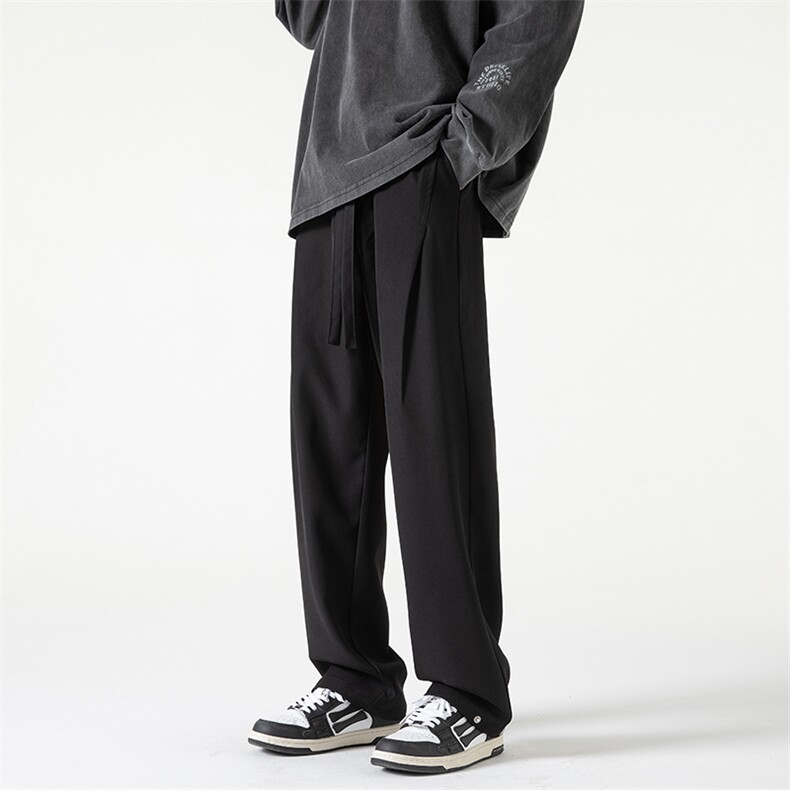 港风抖音大码休闲裤长裤品质西裤直筒裤A014-DY2172-P55控78,男装休闲裤,电商A014