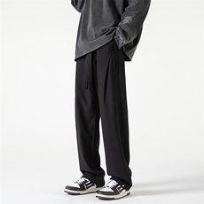 港风抖音大码休闲裤长裤品质西裤直筒裤A014-DY2172-P55控78，男装休闲裤，电商A014