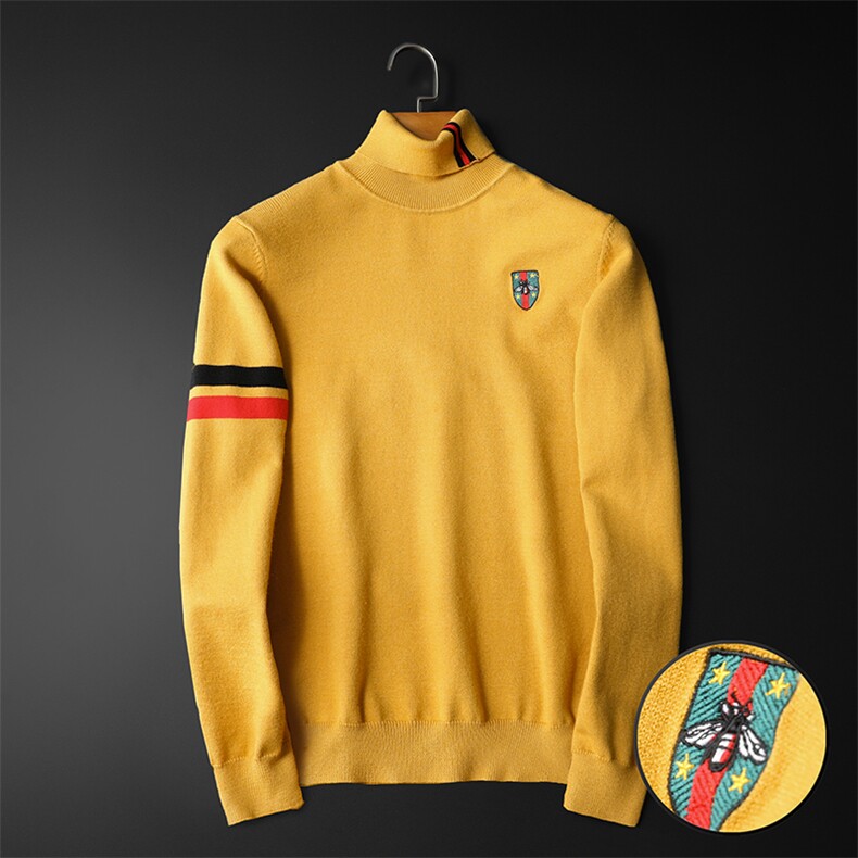 2021秋冬新款男士毛衣高领加厚羊毛衫QT7115005P135长期有货，男装针织衫/毛衣，钱塘6066（原711）