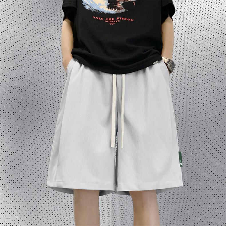 百搭舒适透气夏季休闲运动冰丝抗皱速干冰丝短裤DK530特批22图片