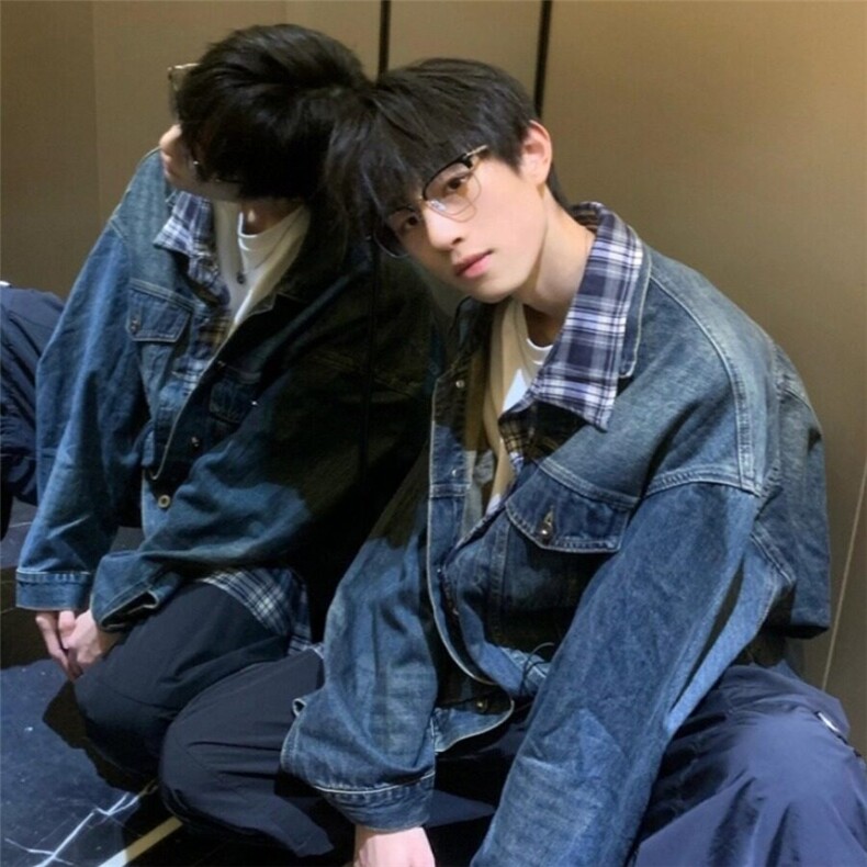 DJK8624-P88春秋假两件牛仔夹克男宽松水洗潮牌外套男-网图大货,男装夹克,星座603-2