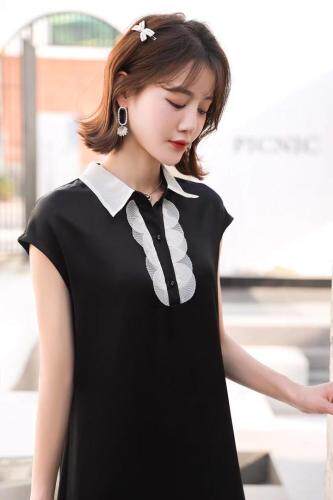 新款夏装连衣裙，女装连衣裙，水恋百合