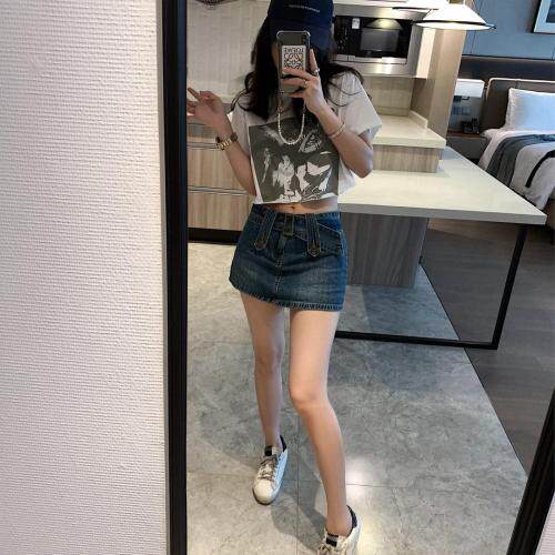 辣妹牛仔裙，女装，XTZ style