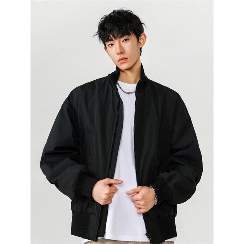 JK741-M-3XL-P45-现货-美式cleanfit短款飞行员夹克立领外套,男装夹克,星座1811B