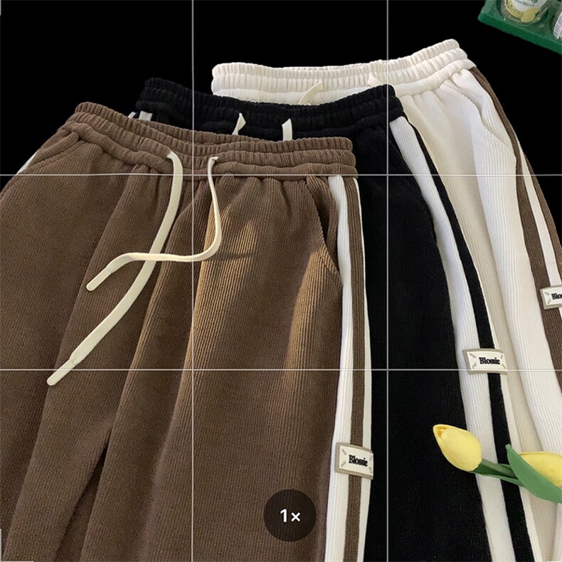 高点击高品质港风休闲裤男裤子阔腿裤416B-1-KL722-P50限68,男装休闲裤,星座416B-1