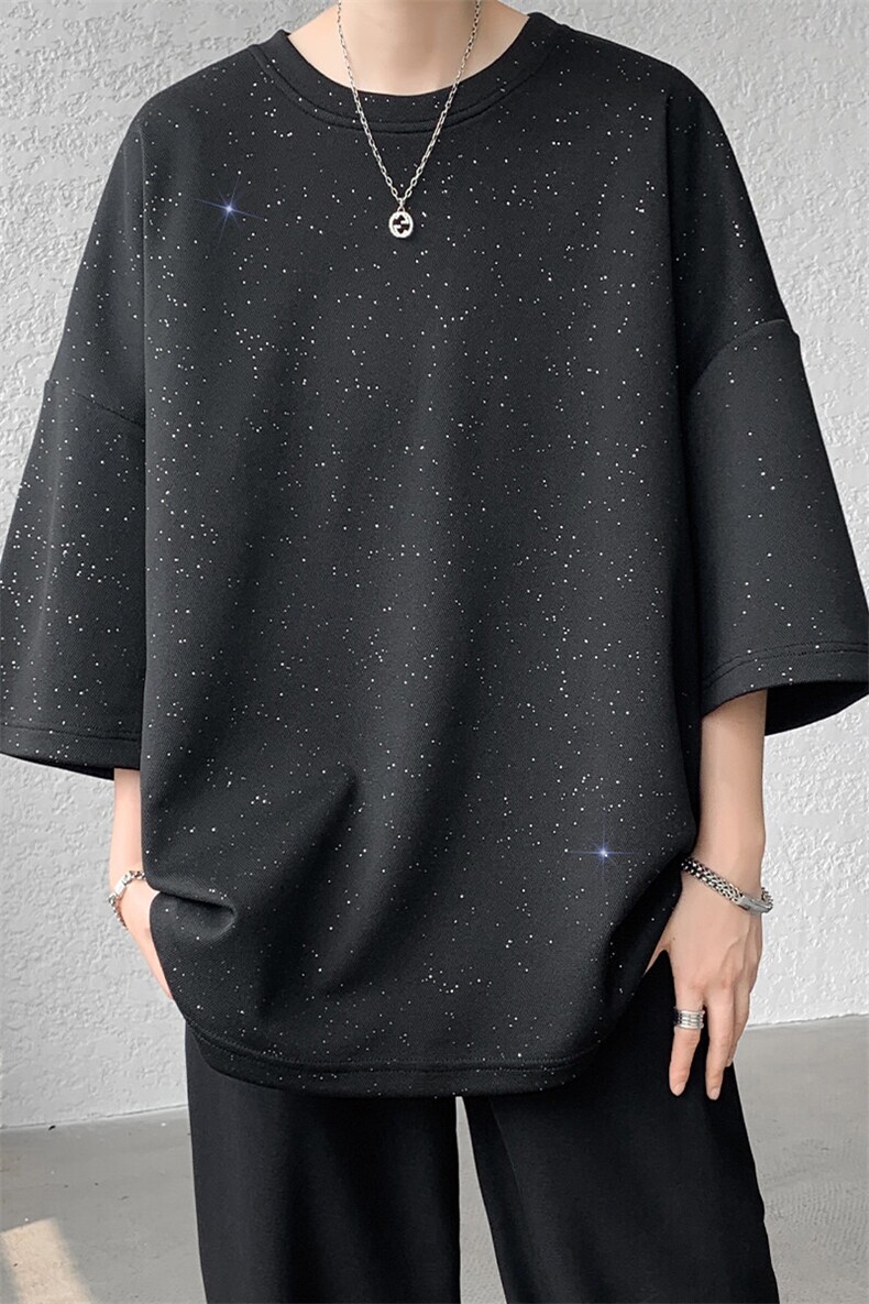 重磅高品质珠地面料星空T恤DSA059-T10030-特批22控38,男装T恤,电商A059
