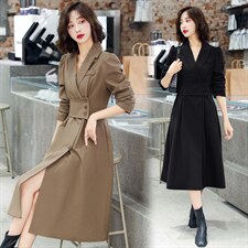 2024秋季风衣时尚纯色潮流气质优雅百搭修身显瘦中长款大码，女装风衣，尚洛菲