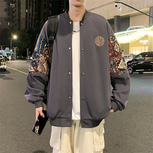 春秋季棒球服男女新款美式夹克休闲外套XZ102B-1-JK2608P85图片