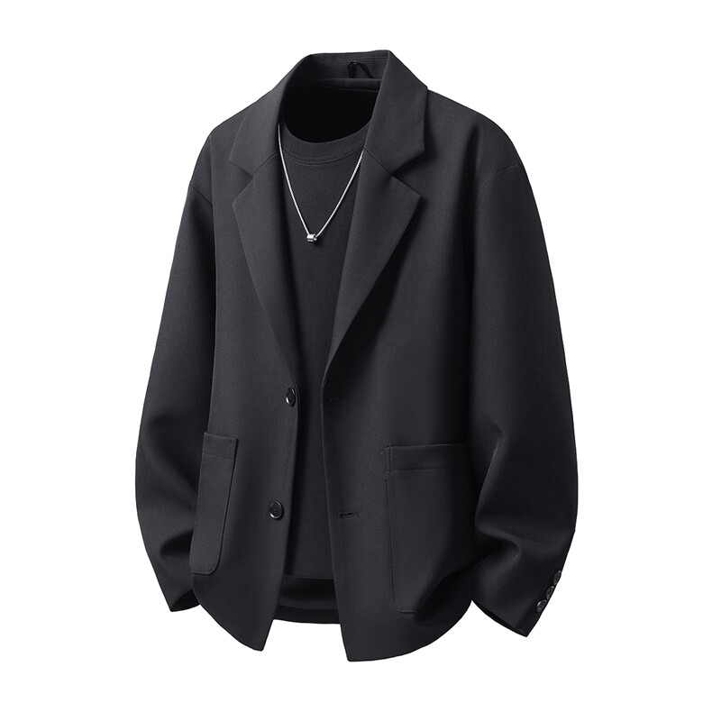 可二开oversized西装男95%涤纶5%氨纶M-5XL大码XF78183P85控139，男装西服套装，星座226-1