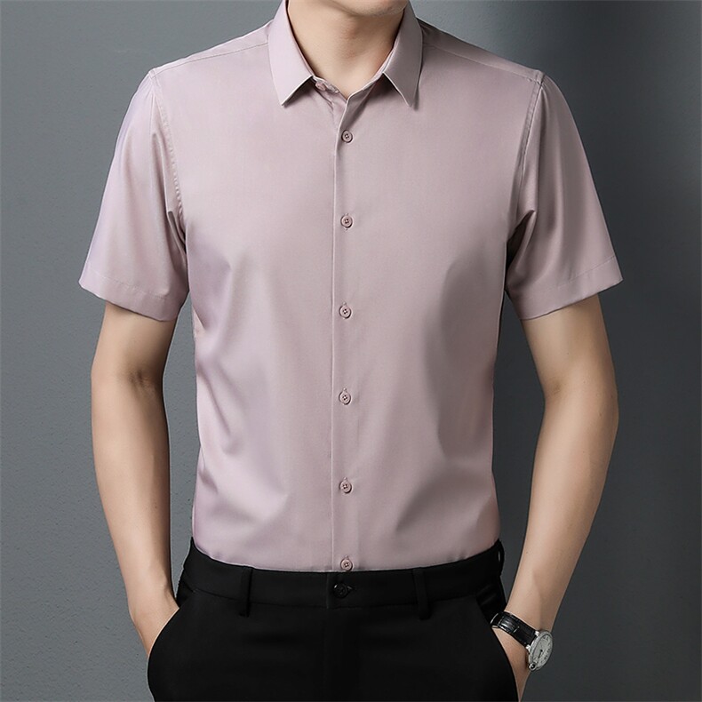AD62202钱塘2020-3夏季新款男士休闲短袖衬衫P65,男装衬衫,钱塘207-3