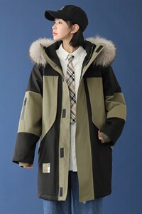 8XL-M加肥加大码连帽棉衣2023冬季新款中性风无性别加厚大衣外套，男装棉衣，钱塘717(原712)