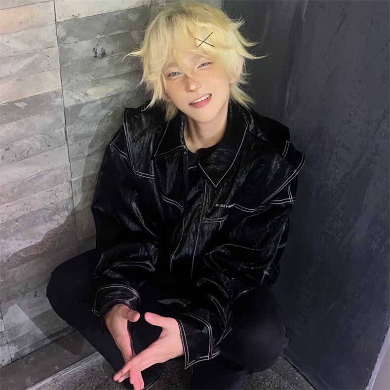 现货不缺货复古皮夹克假两件皮衣1209-1-JK17-P108（网图）,男装夹克,星座1209-1