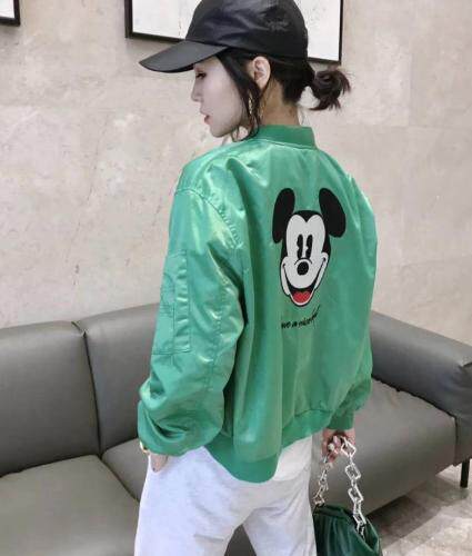 春季米老鼠外套，女装，玉米青豆