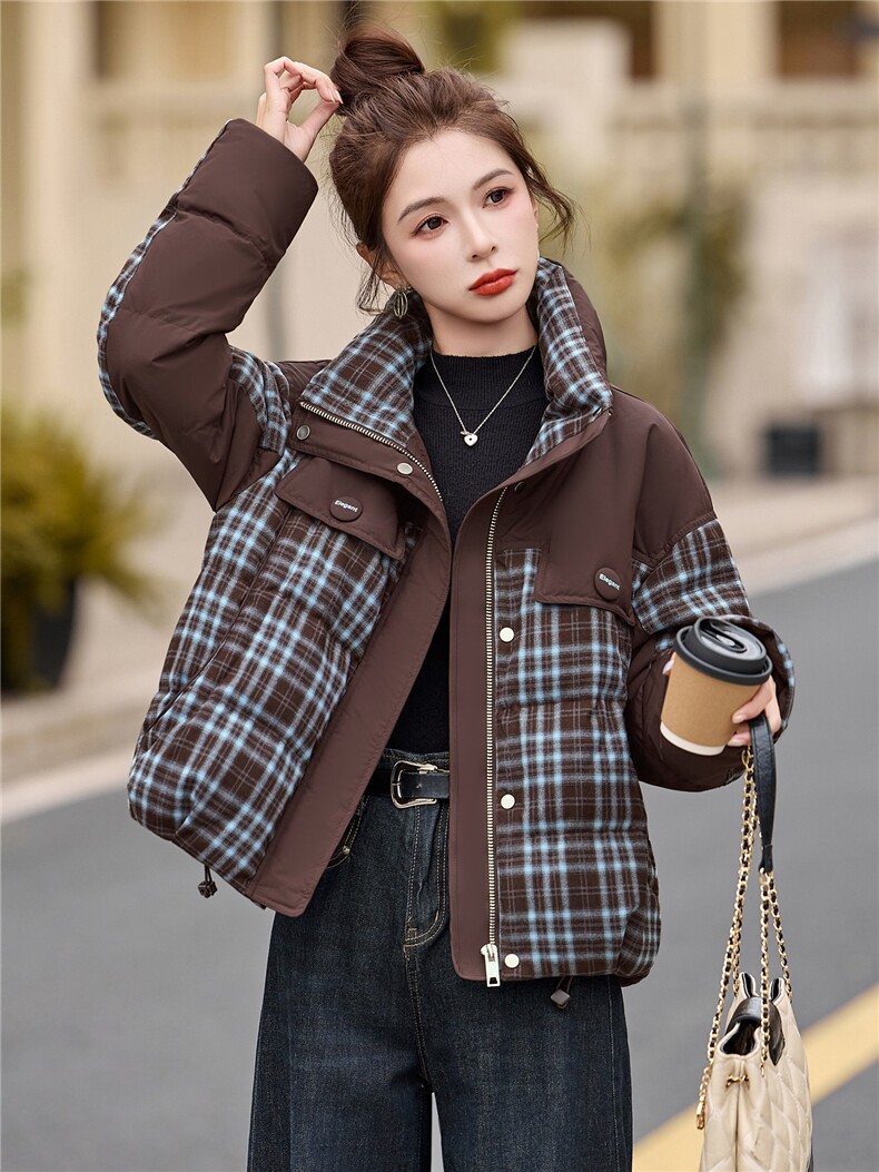 2025年冬季有帽可拆90白鸭绒,女装羽绒服,艾尚靓装