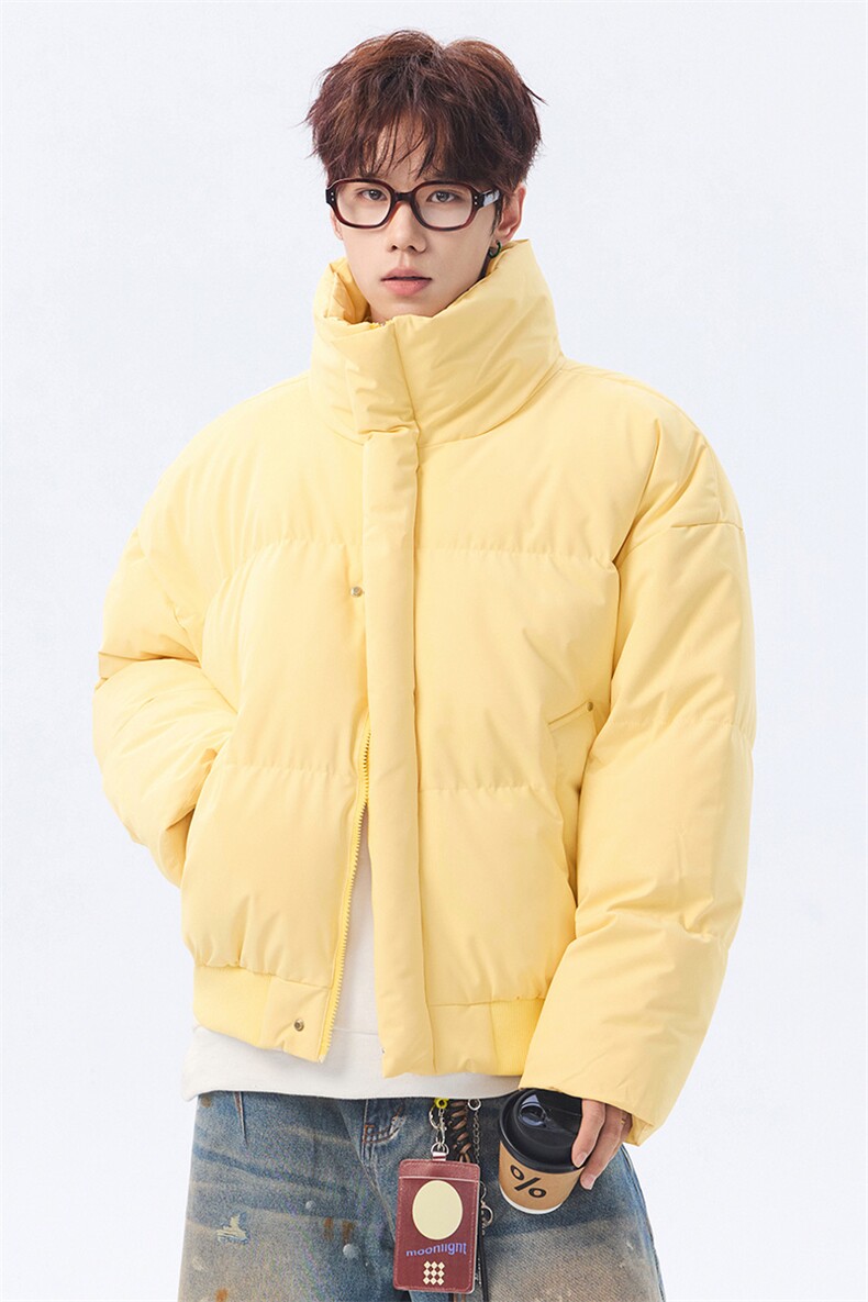 支持二开冬装加棉加厚立领棉服男女棉衣外套光板面包服M816-P70,男装棉衣,电商A441