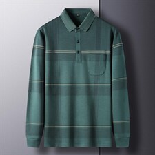 D661833钱塘2020-2中年男士春秋薄款休闲商务T恤主推款P57，男装T恤，钱塘207-2