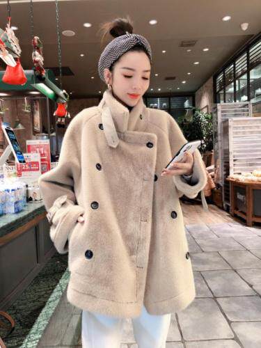 欧貂大衣高大尚，女装，一杭