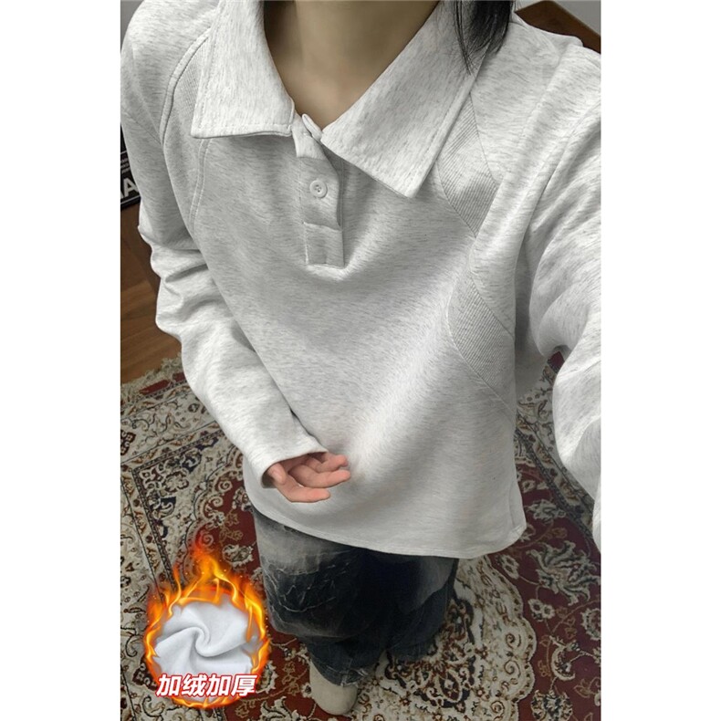 华棉保暖320g解构拼接亨利领大码打底长袖T恤男T53701J加绒-特P23,男装T恤,电商A001-1