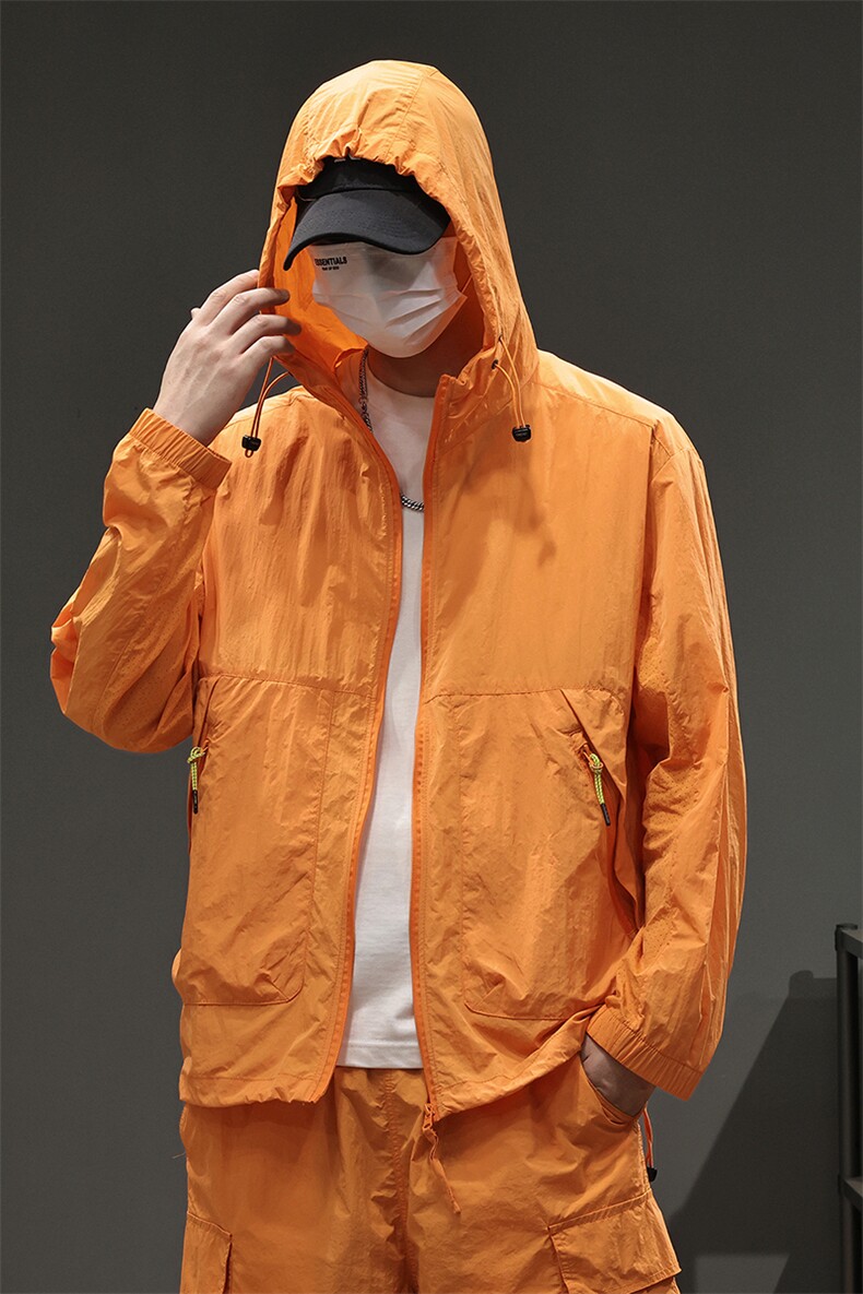 【限价129】2025新款户外机能时尚三防轻薄UPF50+防晒衣,男装防晒衣,电商D215