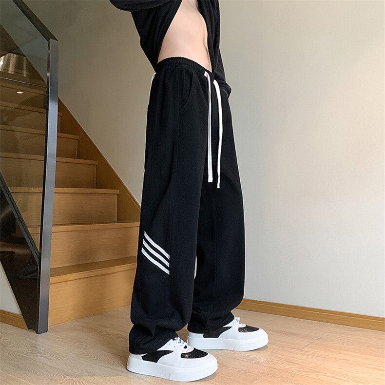 牛仔裤男秋冬新款港式宽松美式休闲阔腿裤K2367-P52,男装牛仔裤,星座214-3