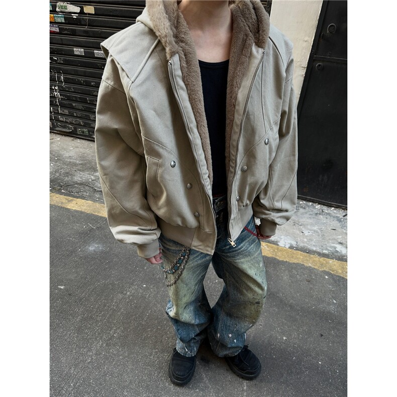 有货DM5029-特批115FXK原创美式解构拼接座山雕棉服,男装棉衣,星座603-2