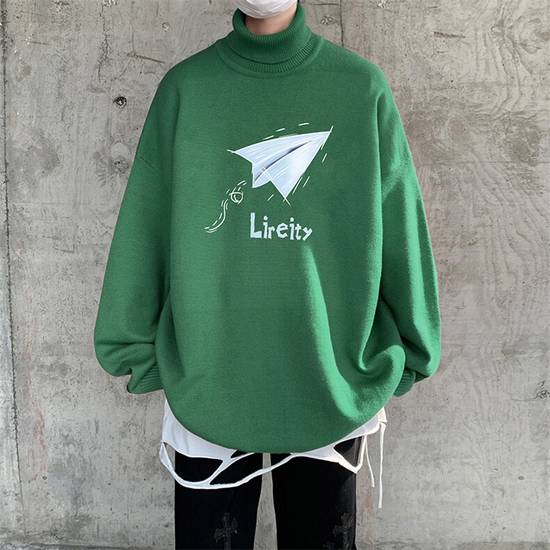 抖音供货、现货秋季冬高领毛衣宽松打底衫D223A-MG2314-特P45,男装针织衫/毛衣,电商019-1